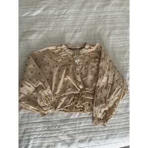 Pilcro L Sidney Batwing Blouse